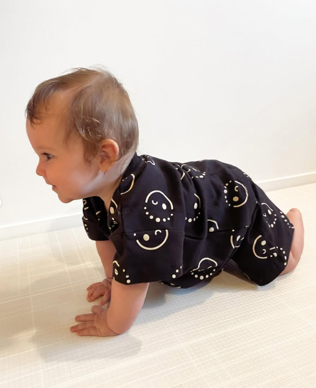 Wink Face Black Short Set