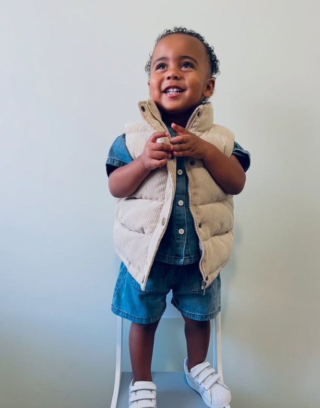 Corduroy Puffer Vest | Sand