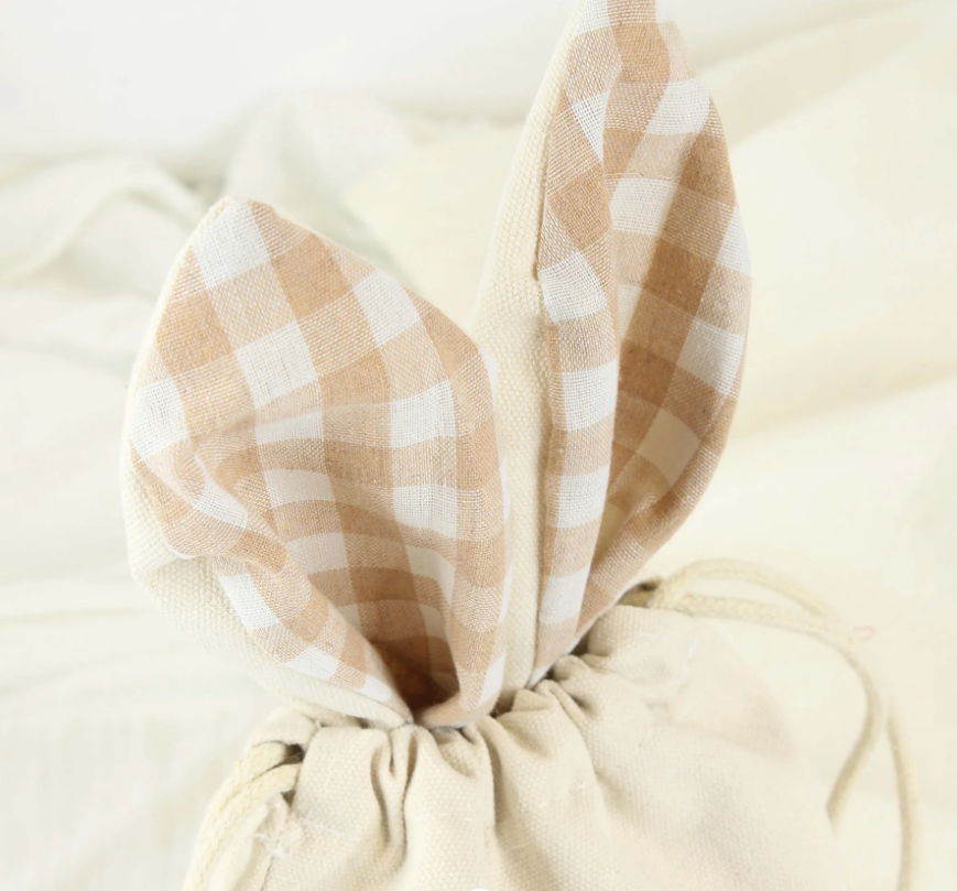 Meridian Etch - Personalised Bunny Ears Easter Bag | Beige