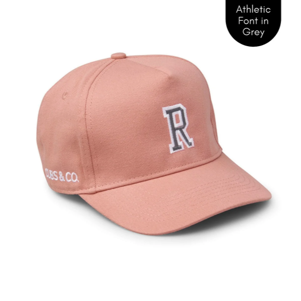Cubs & Co - PERSONALISED PINK W/ INITIALS | ATHLETIC BLACK FONT