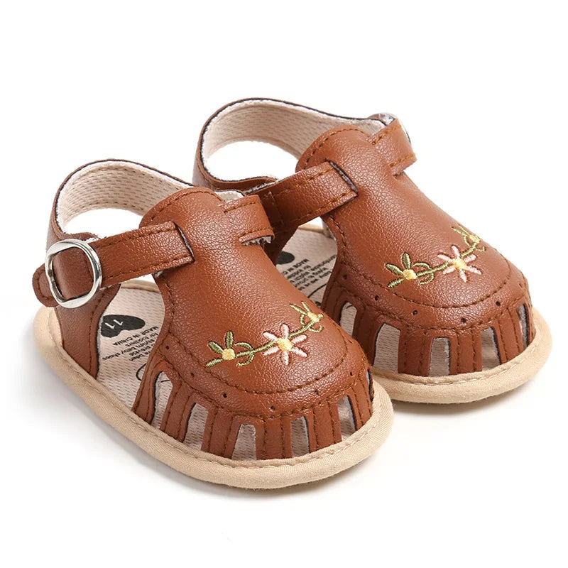 Solana Embroidered Sandals | Various Colours