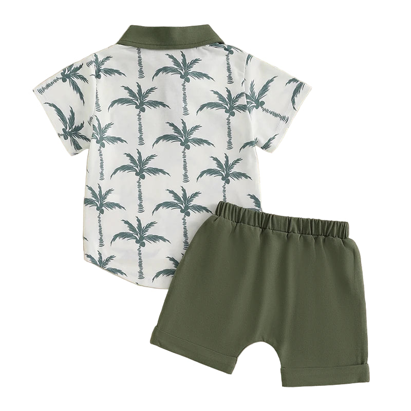 Palm Trees Polo Set