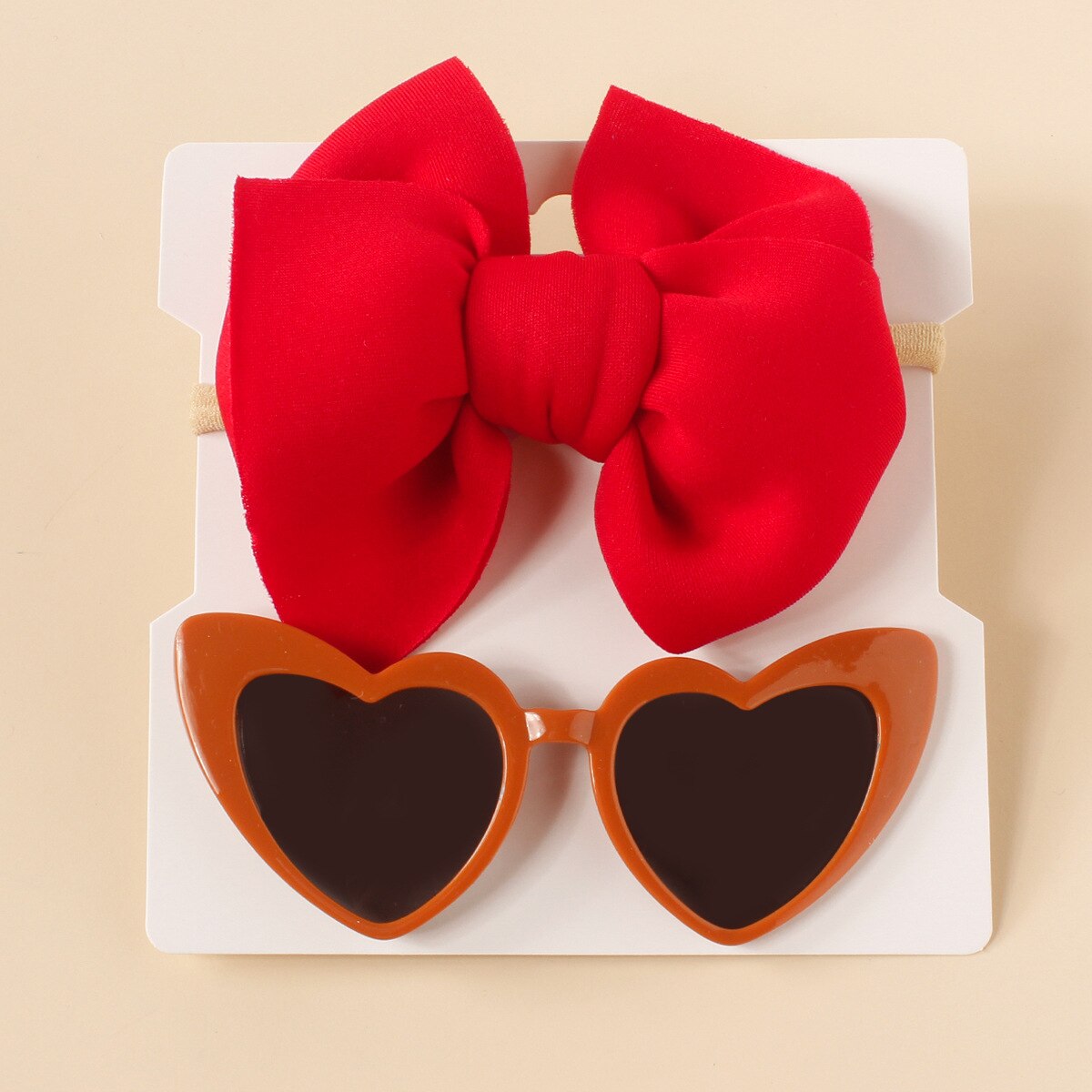 Heart Shaped Sunnies & Matching Headband | Various Colours