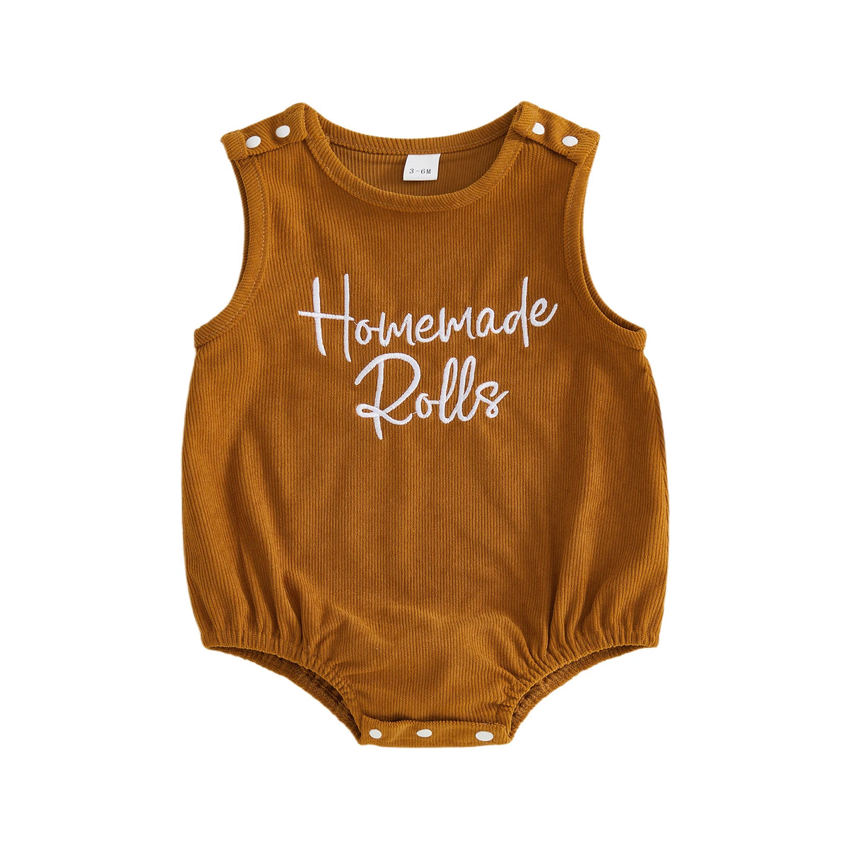 Homemade Rolls Sleeveless Romper