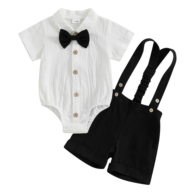 Austin Suspender Set | Black
