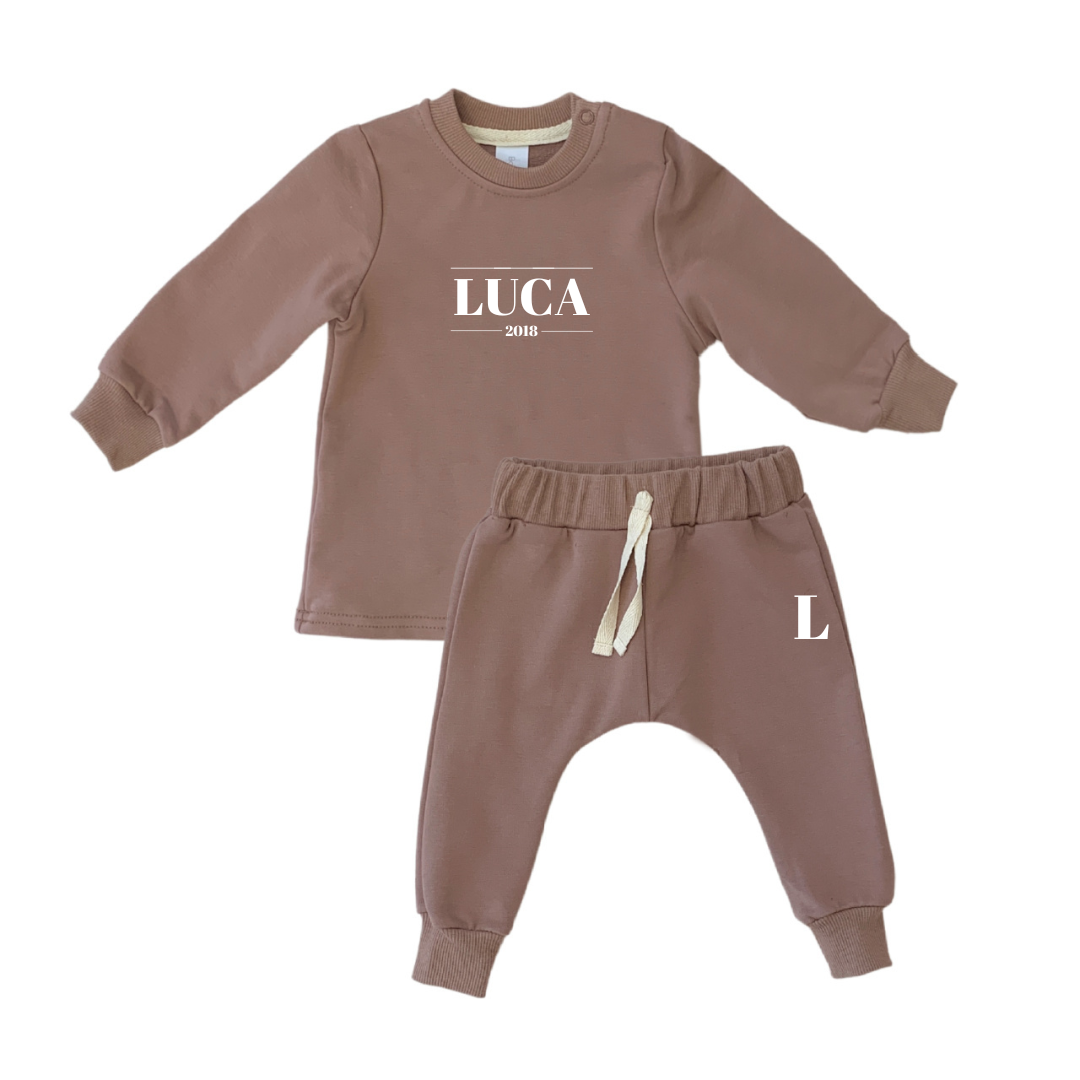 MLW By Design - Personalised Signature Tracksuit | Swiss Mocha