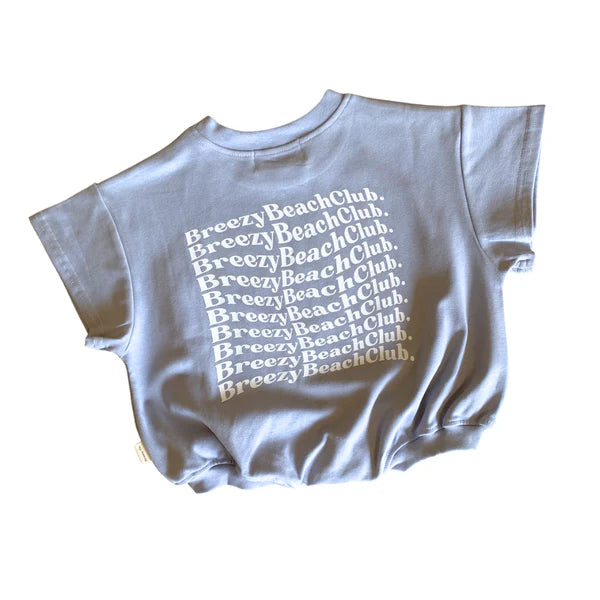 Breezy Co. - Beach Club Bubble Romper | Pale Blue