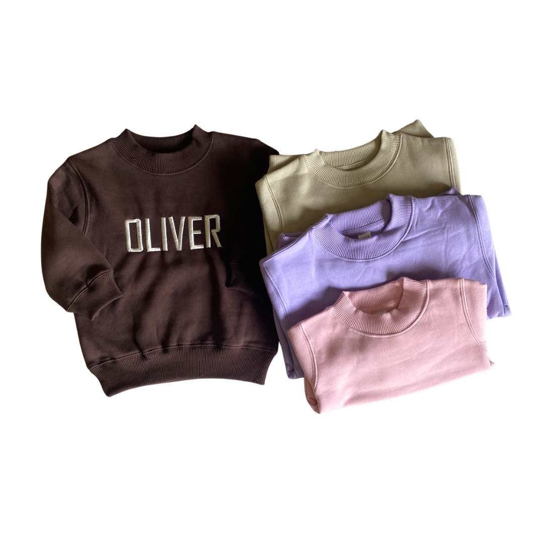 MLW By Design - Embroidered Fleece Jumper | Various Colours