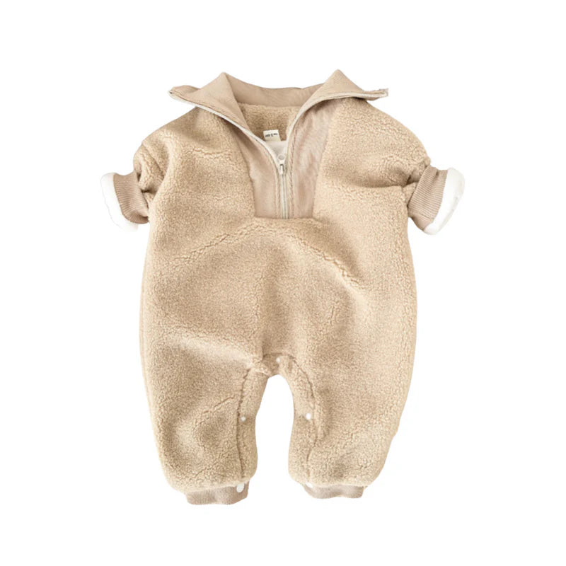 Sherpa Zip Romper | 2 Colours