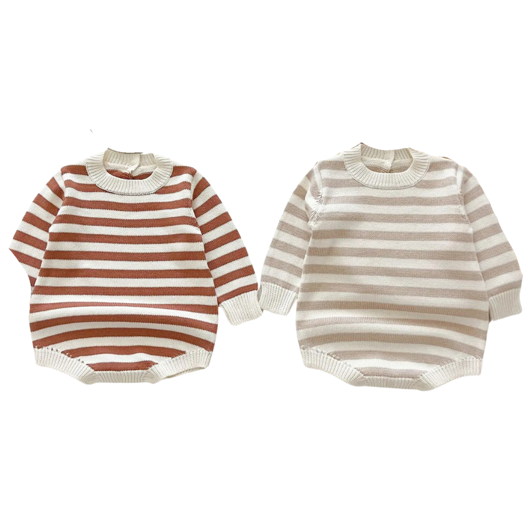 Bailey Striped Romper | 2 Colours