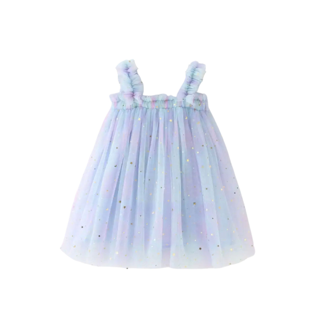 Sparkle Tulle Dress | Blue Rainbow