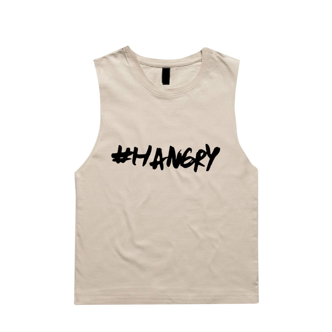 MLW By Design - #HANGRY Tank | Sand (CLEARANCE)
