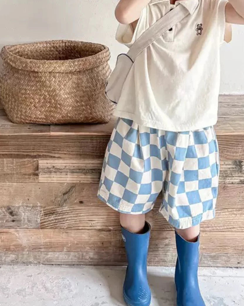 Breezy Co. - Checkers Shorts | Blue