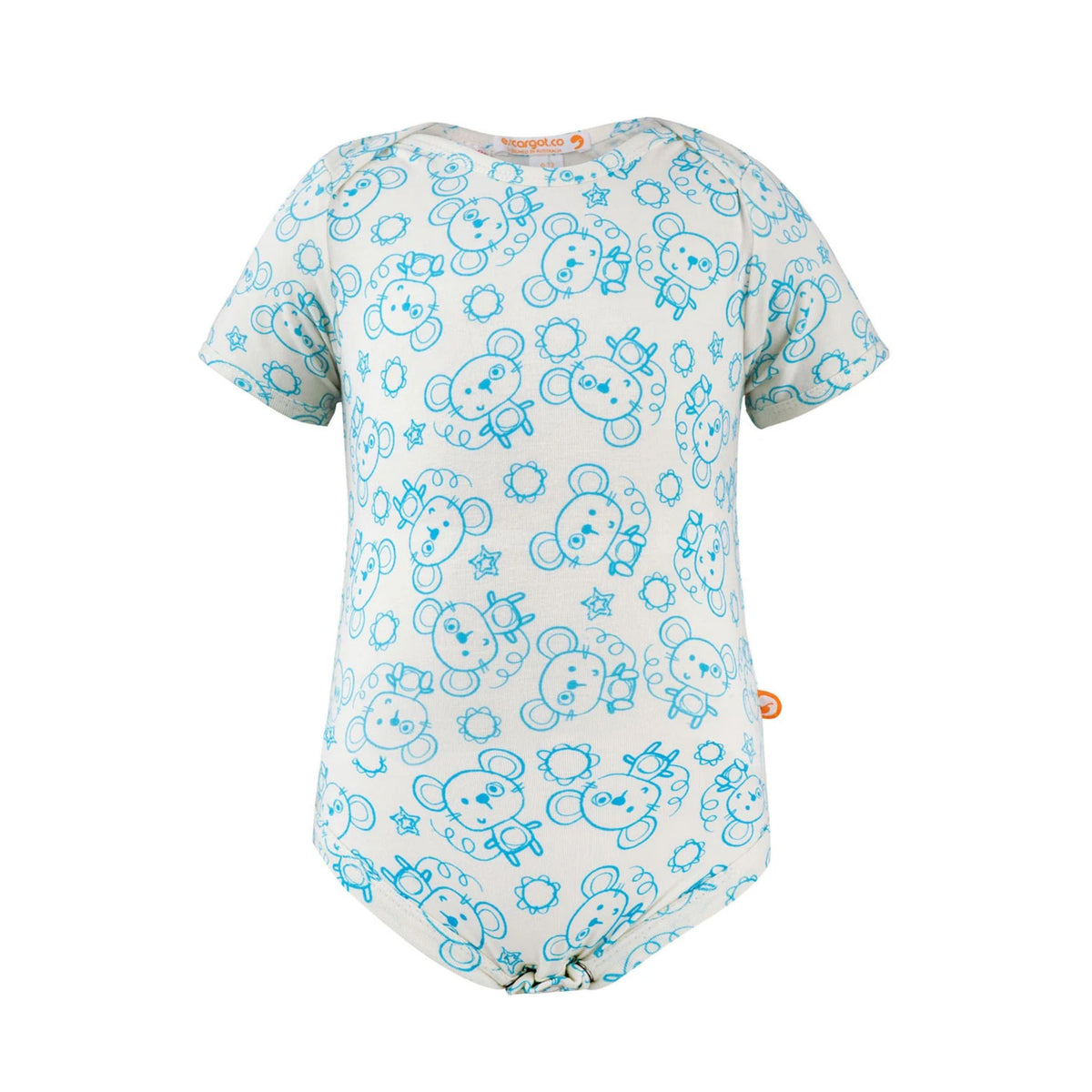 Sparkle Creative - Milk Cotton Mini Me Jumpsuit | Blue Mouse Print