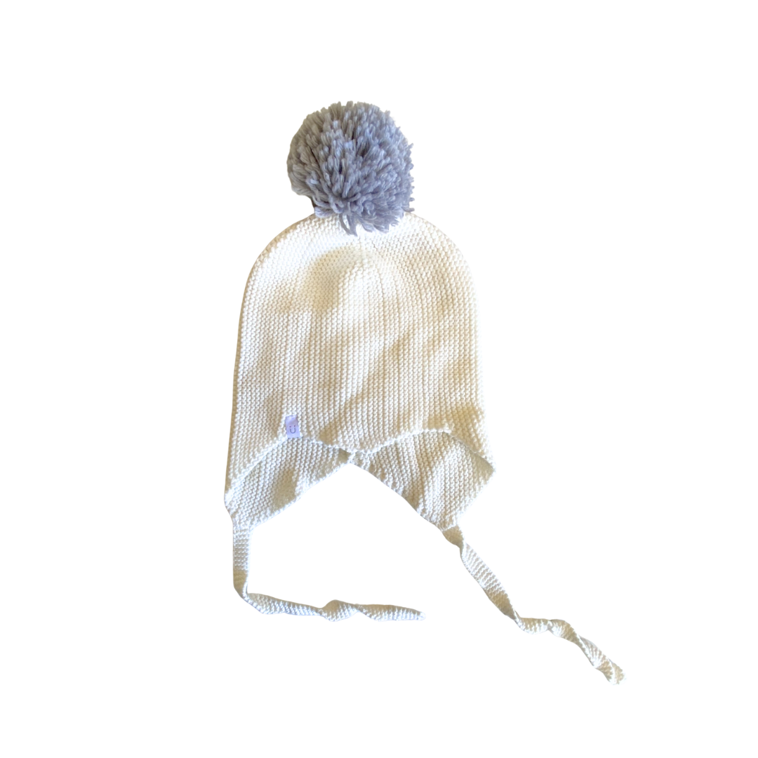 Rupert & Mila - White Wrap Beanie *CLEARANCE*