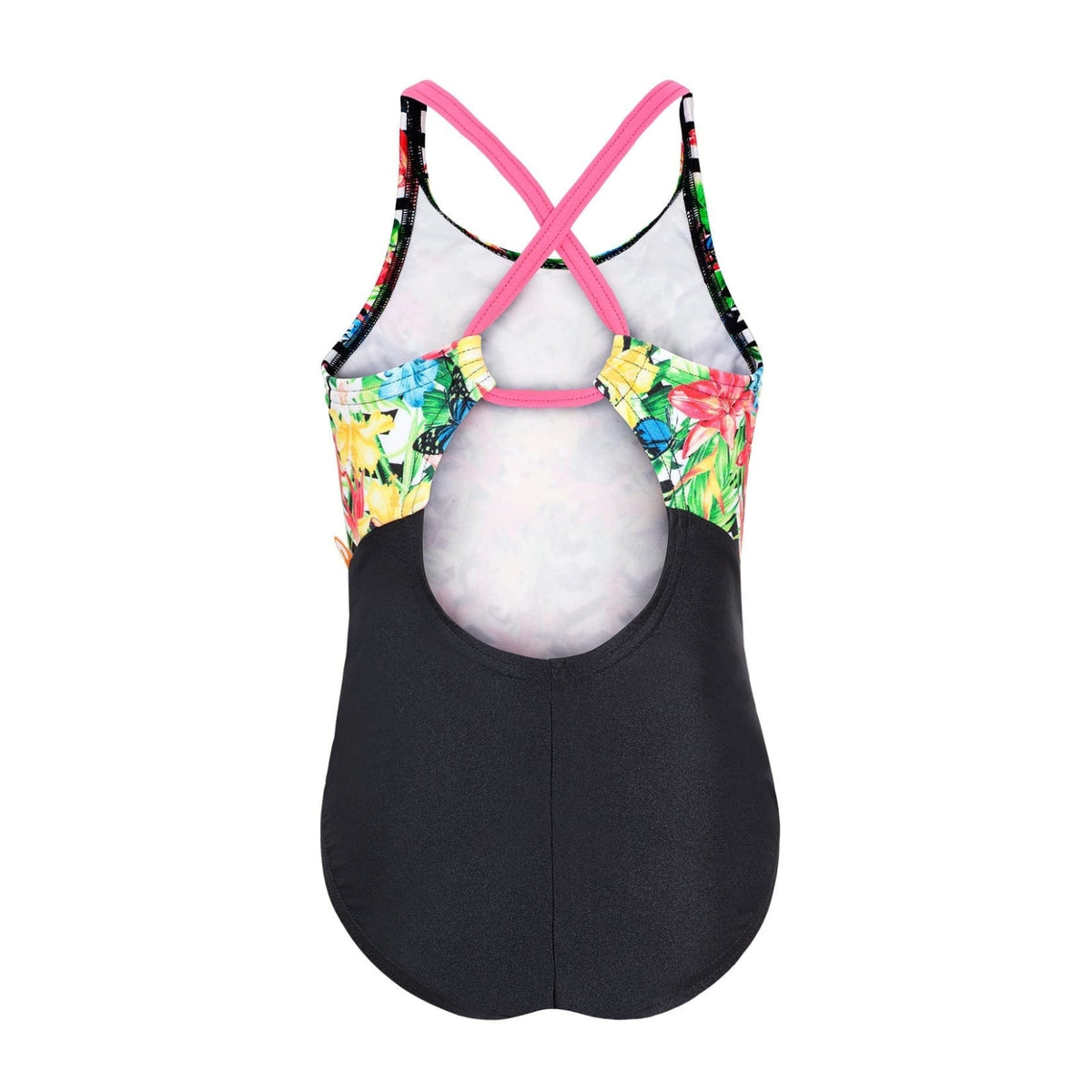 Sparkle Creative - Girls One Piece Swimsuit | Tropical
