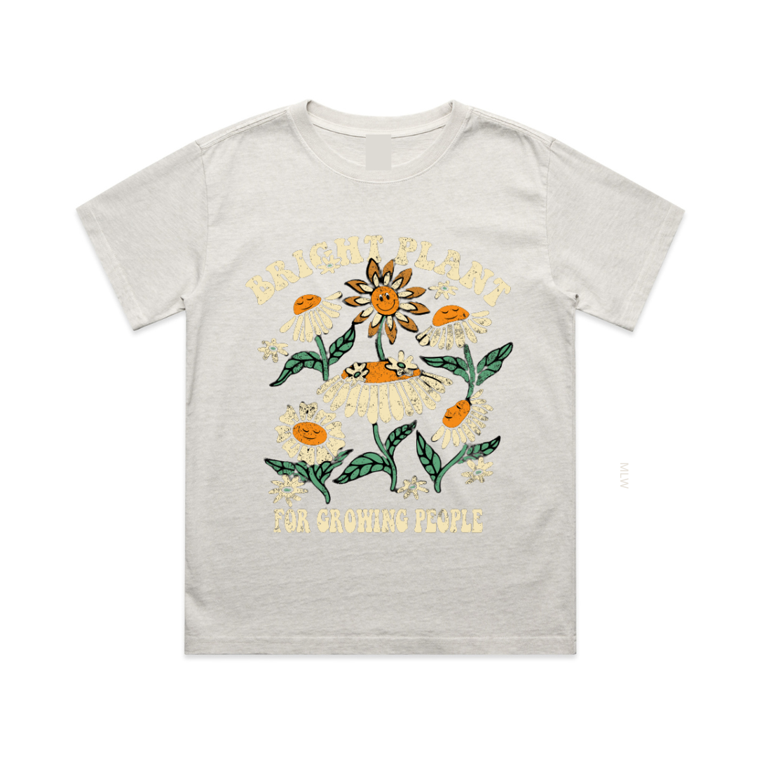 MLW By Design - Retro Flower Vintage Oversized Tee