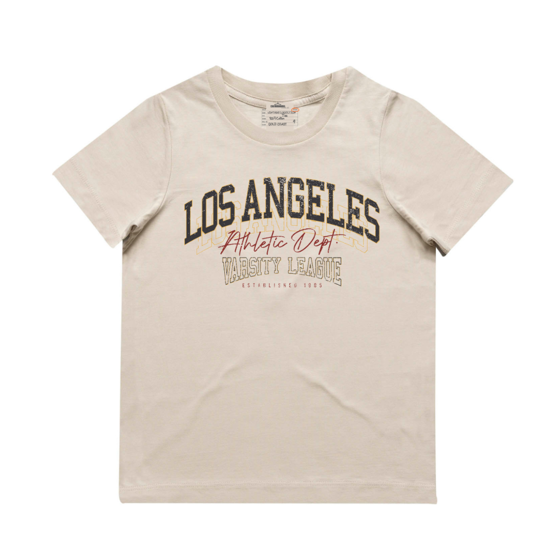 MLW By Design - LA Vintage Oversized Sand Tee