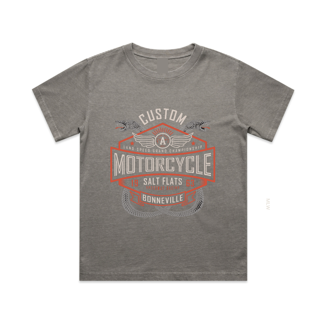 MLW By Design - Motorcycle Vintage Oversized Tee