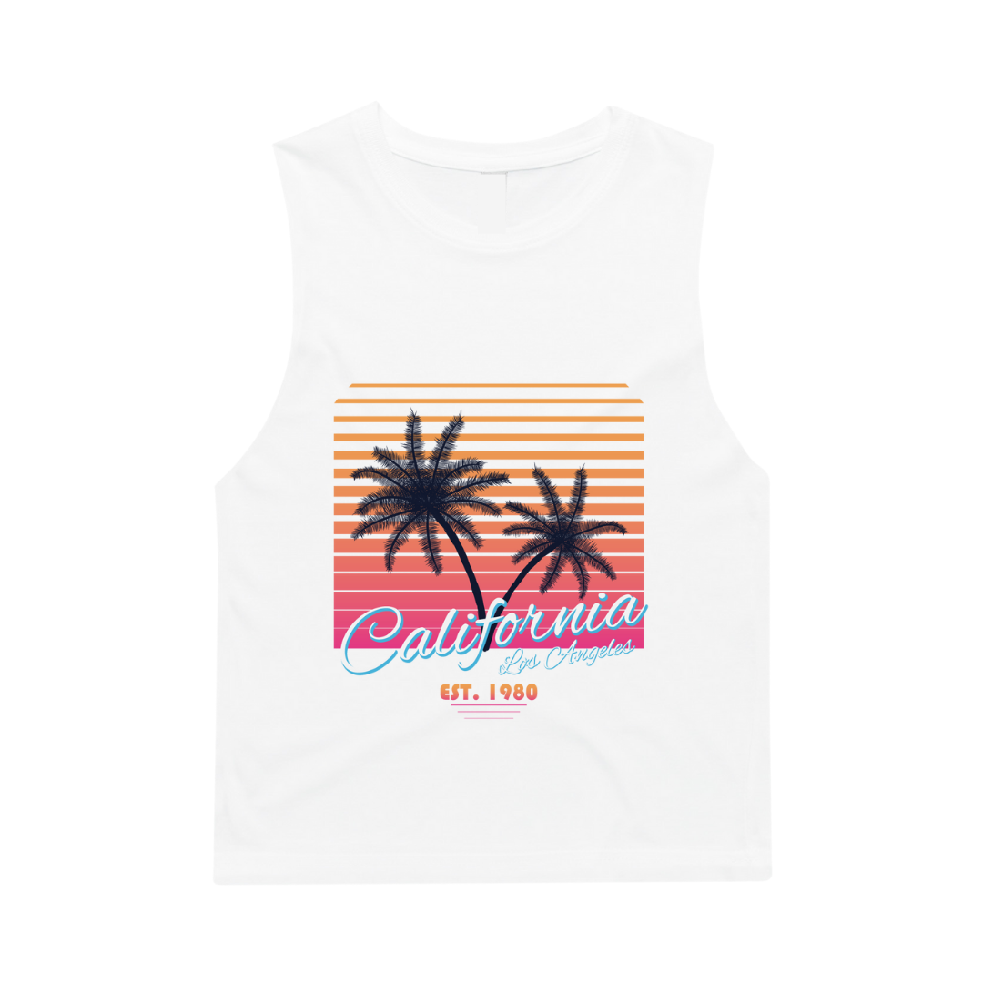MLW By Design - California Tank | White (CLEARANCE)