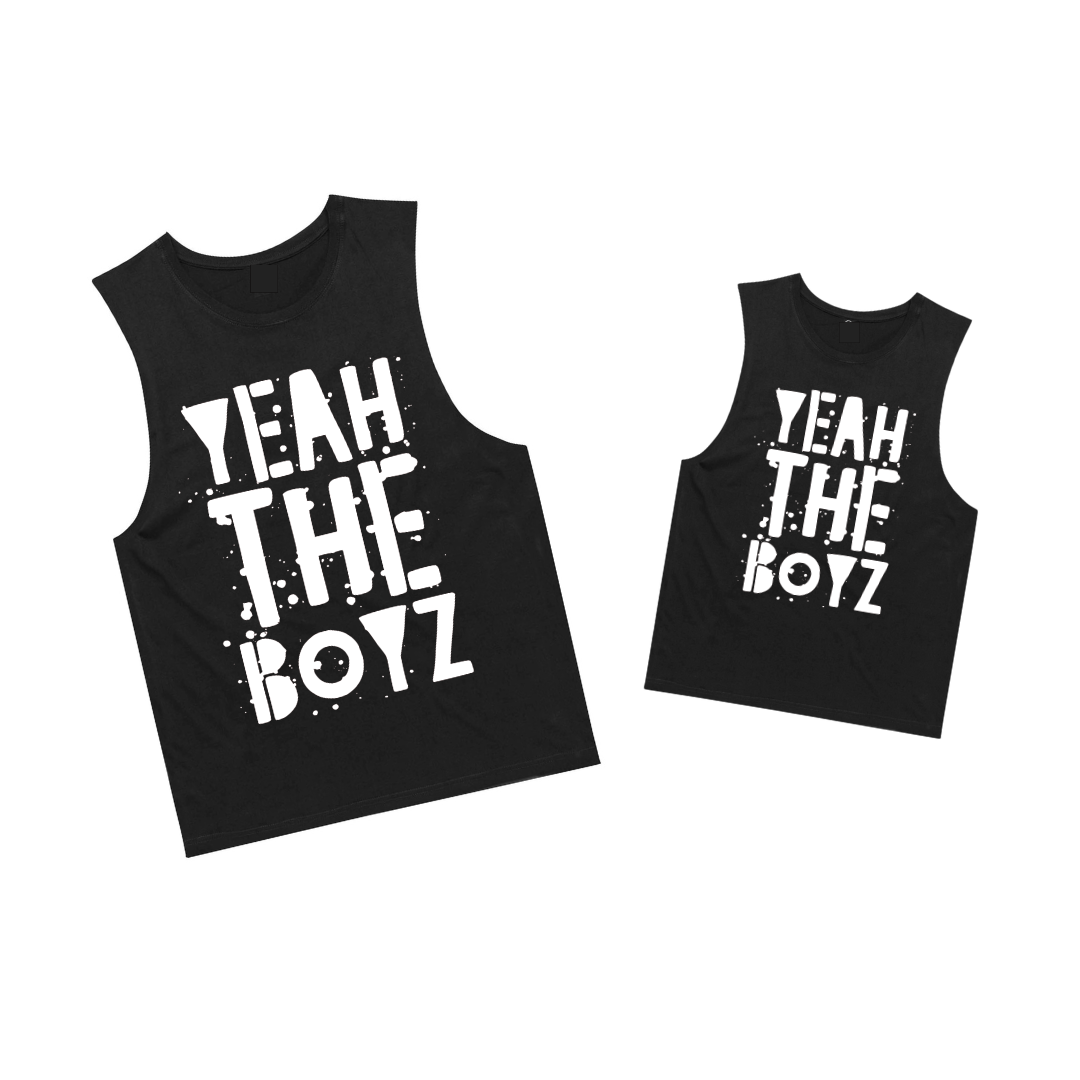 MLW By Design - Matching YEAH THE BOYZ Dad & Kid | Tees or Tanks