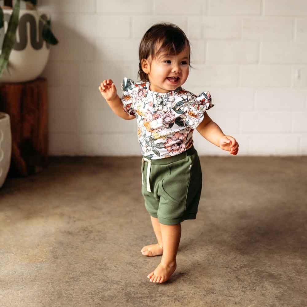 Snuggle Hunny Kids - Australiana Short Sleeve Organic Bodysuit