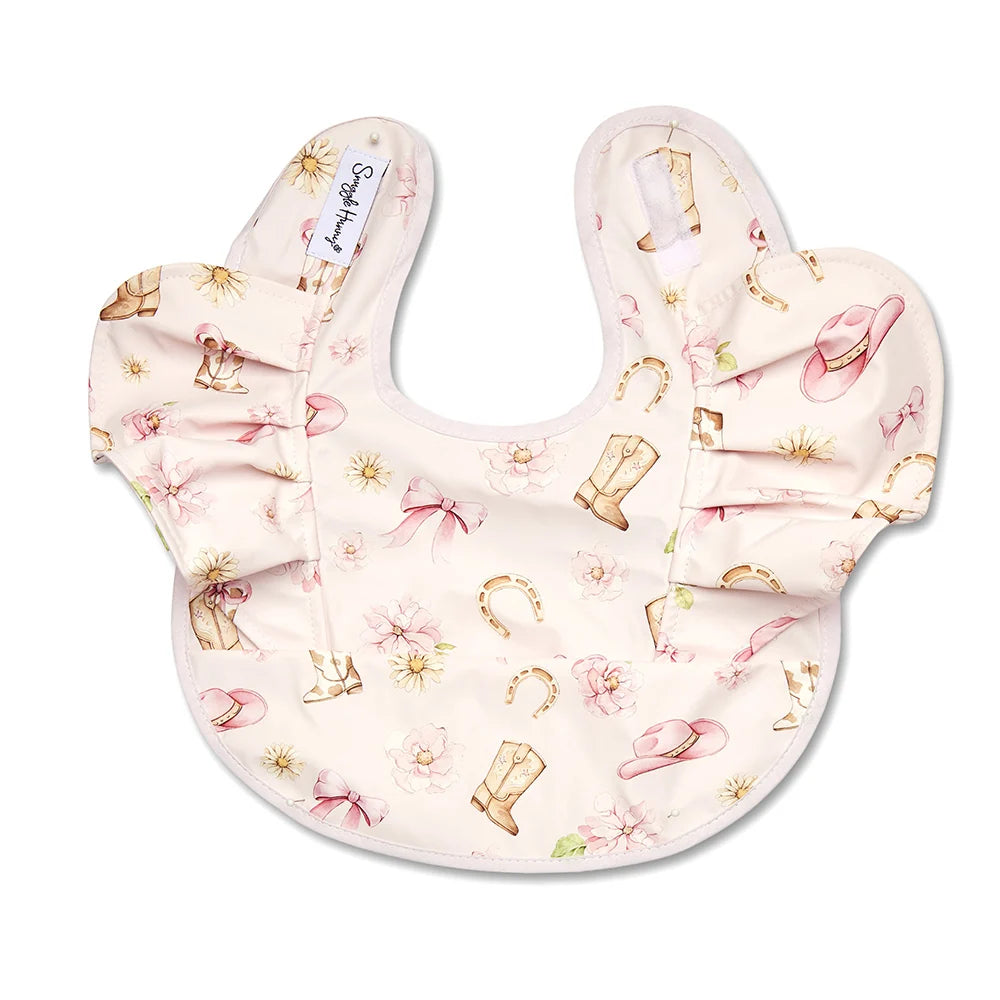 Snuggle Hunny Kids - Waterproof Frill Snuggle Bib | Boots & Bows