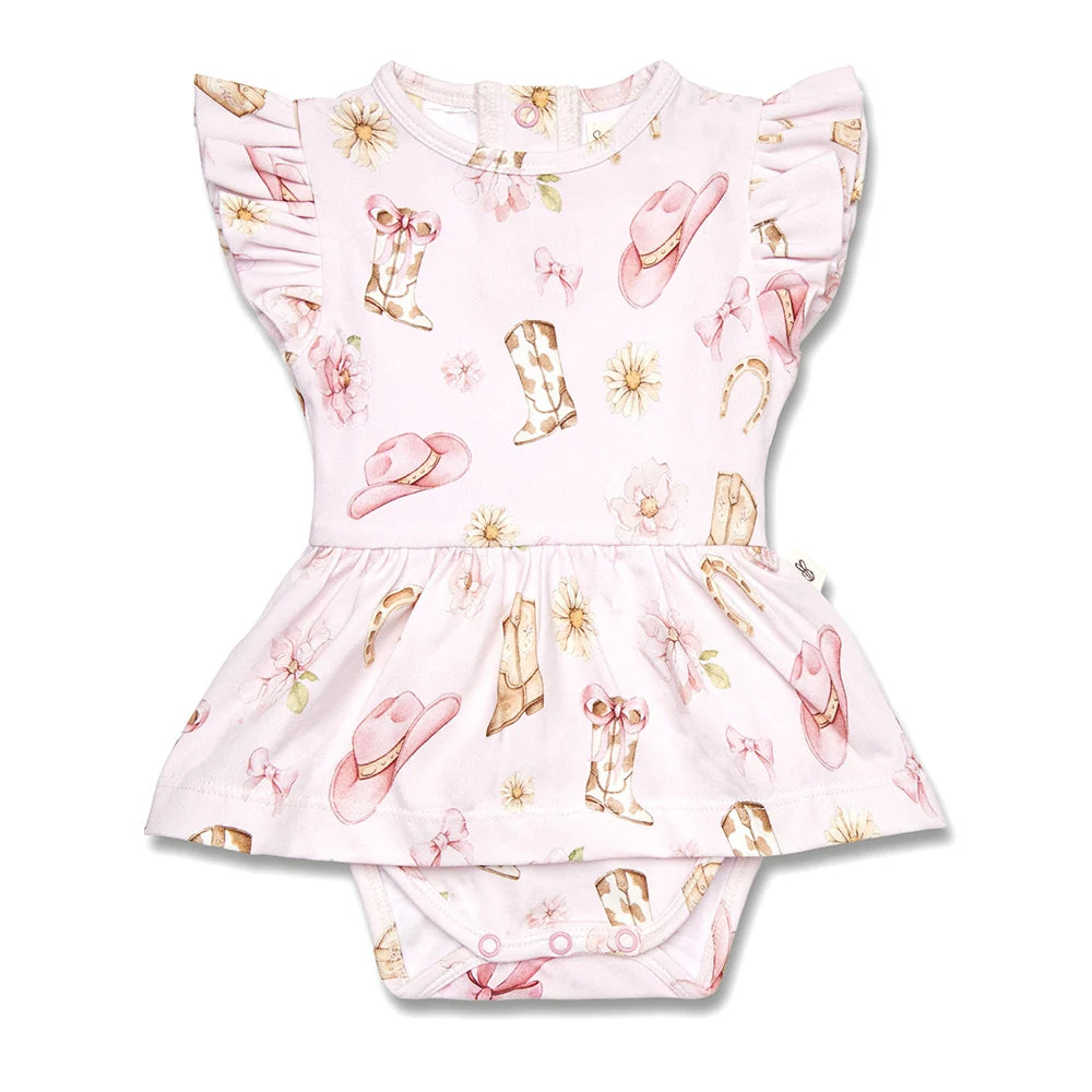 Snuggle Hunny Kids - Organic Dress | Boots & Bows