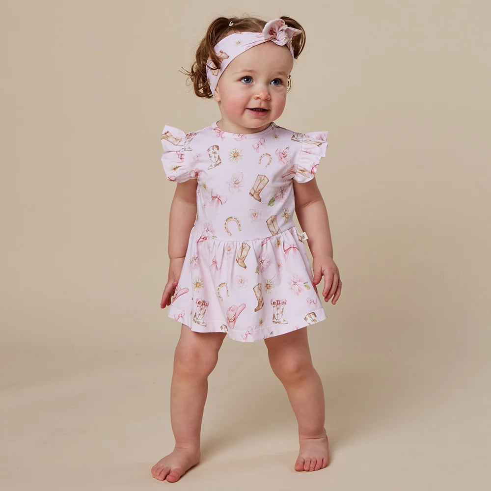 Snuggle Hunny Kids - Organic Dress | Boots & Bows