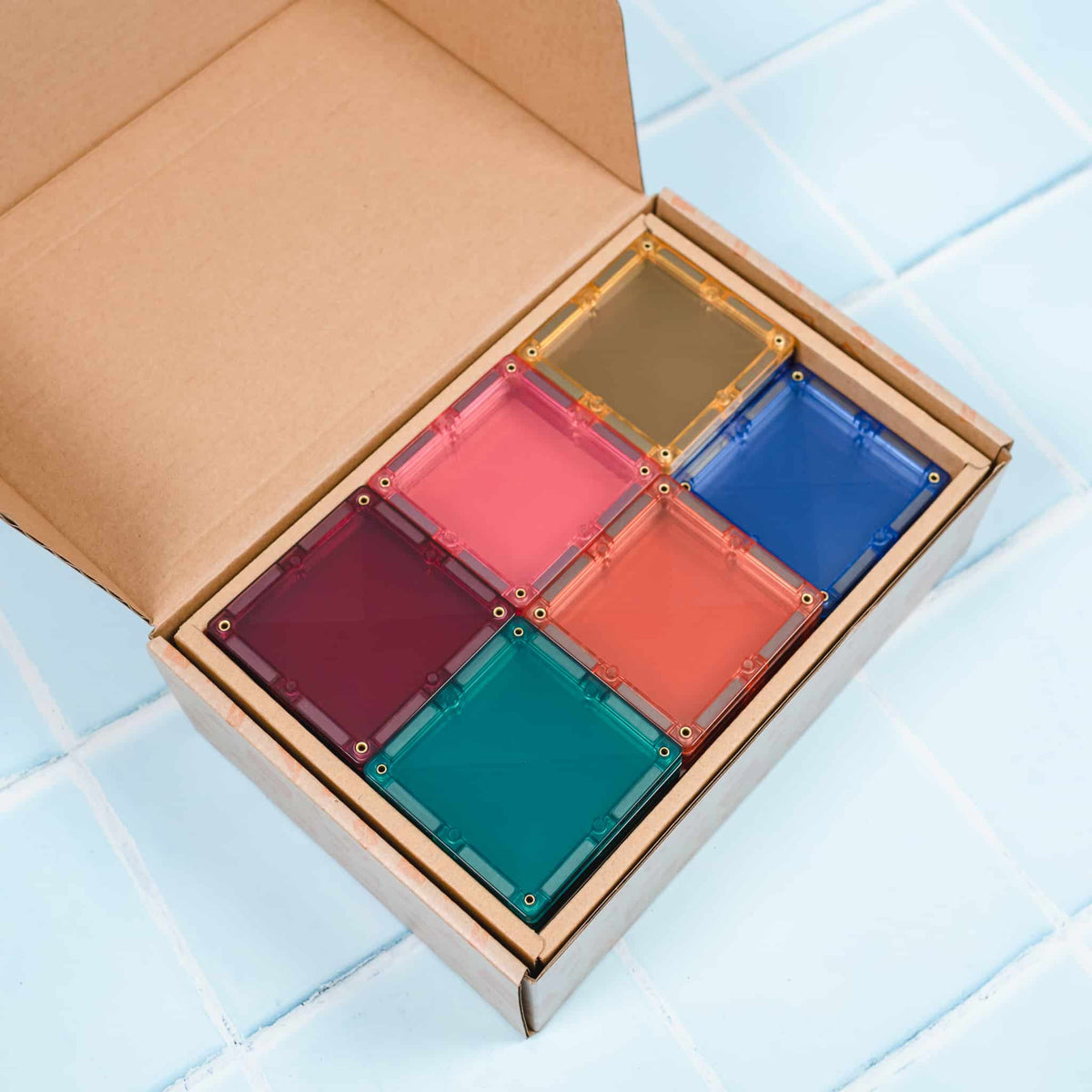 Connetix Tiles - 40 Piece Pastel Square Pack