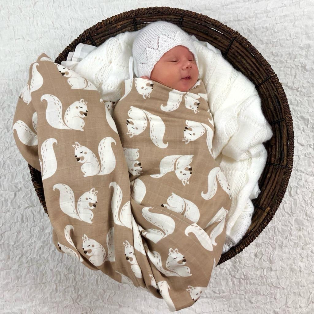 Tinker Tot Baby - Organic Cotton Swaddle – Spunky Squirrel