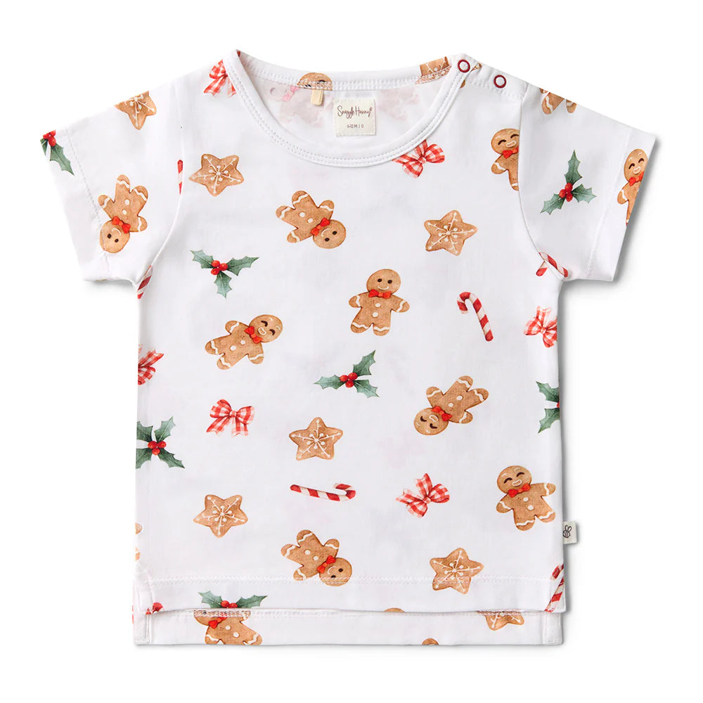 Snuggle Hunny Kids - Gingerbread Organic T-Shirt