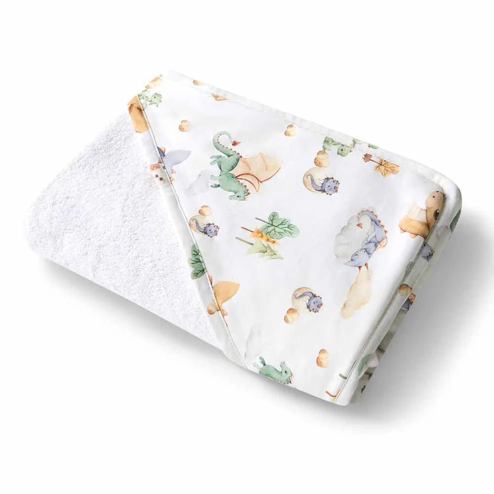 Snuggle Hunny Kids - Organic Hooded Baby Towel | Dragon