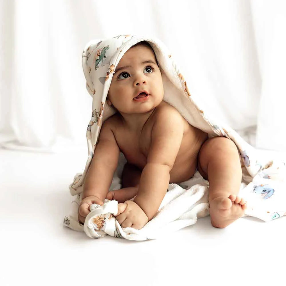 Snuggle Hunny Kids - Organic Hooded Baby Towel | Dragon