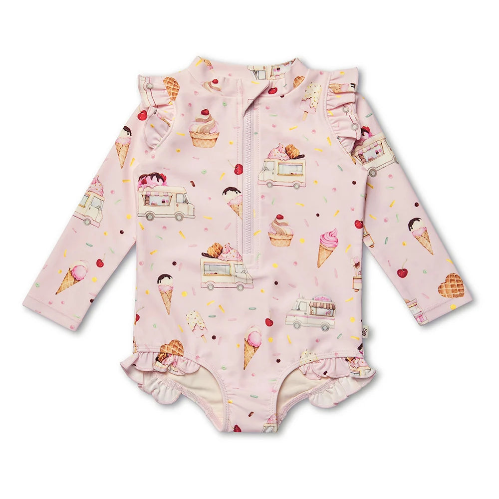 Snuggle Hunny Kids - Frill Swimsuit | Ice Creams