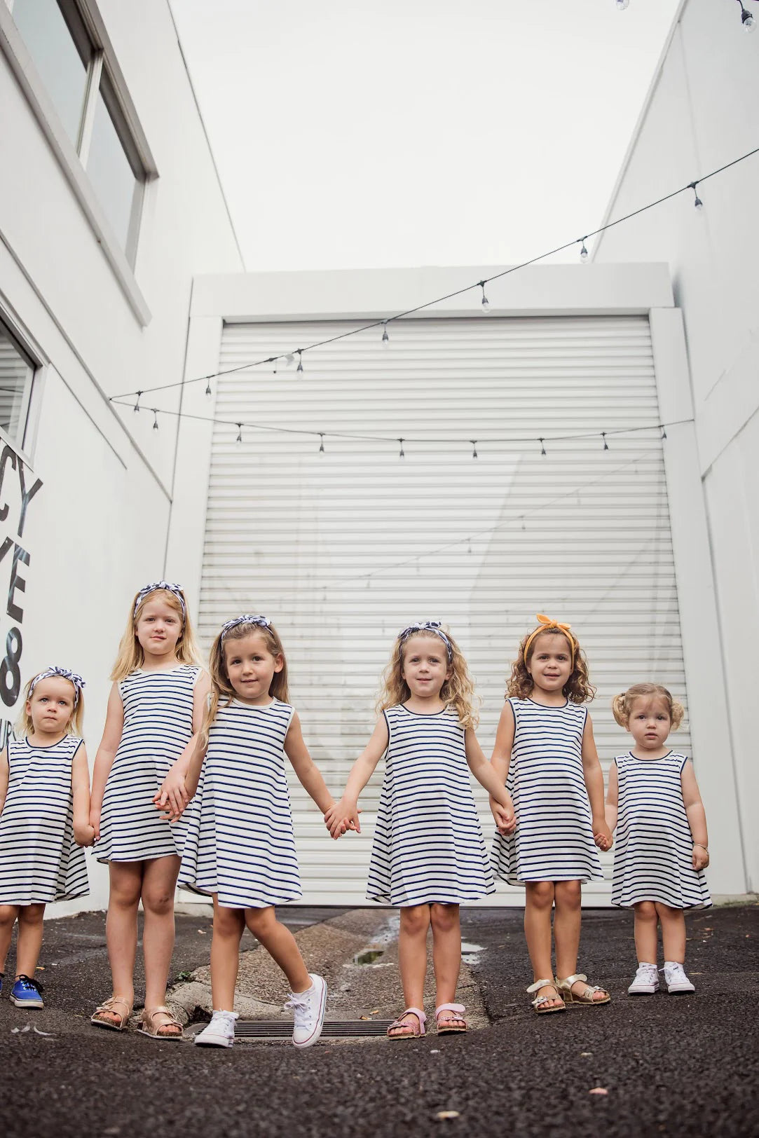 Little Wolfie - Swing Dress Stripe