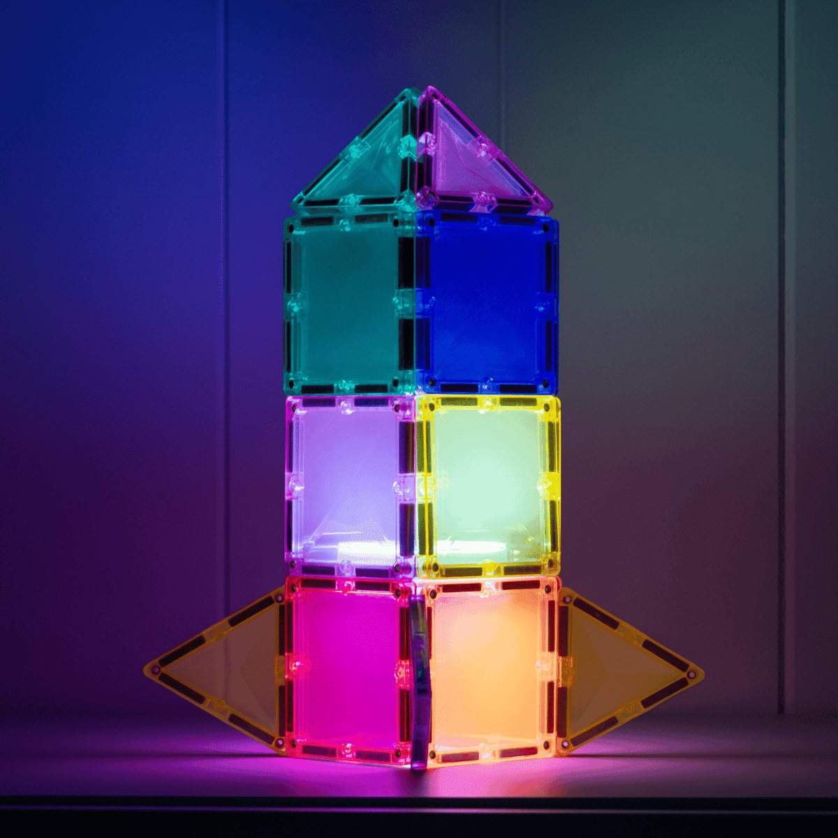 Connetix Tiles - 28 Piece Light Star Pack