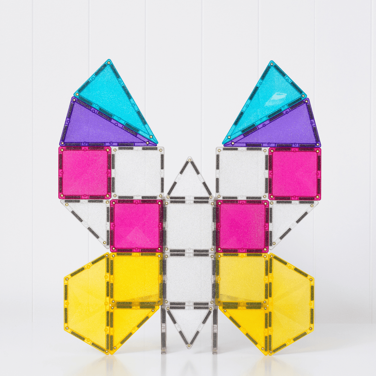 Connetix Tiles - 56 Piece Glitter Unicorn Pack
