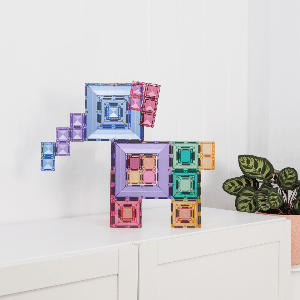 Connetix Tiles - 48 Piece Pastel Portal Pack