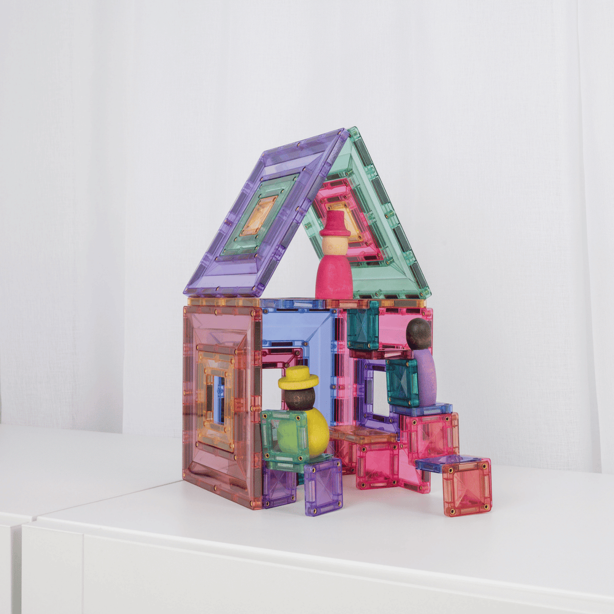 Connetix Tiles - 48 Piece Pastel Portal Pack