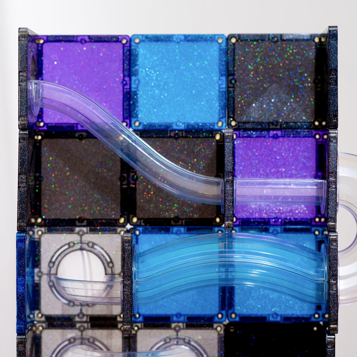 Connetix Tiles - 61 Piece Ball Run Galaxy Pack