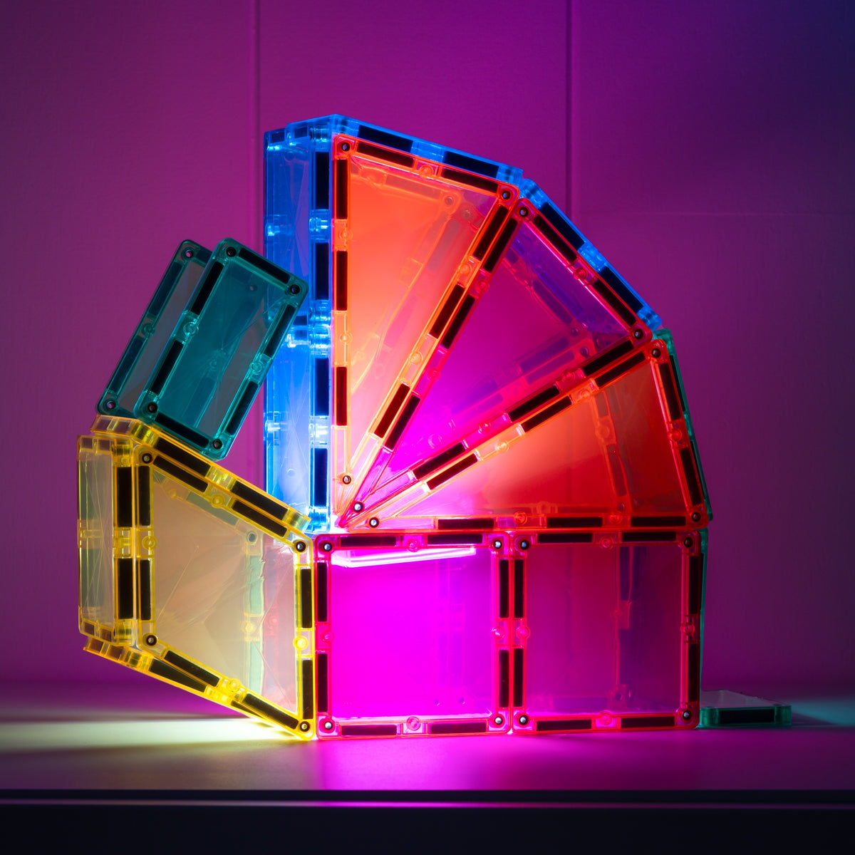 Connetix Tiles - 30 Piece Light Rocket Pack