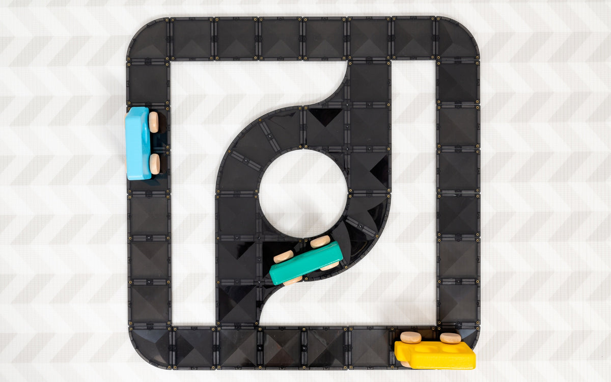 Connetix Tiles - 48 Piece Creative Roads Pack