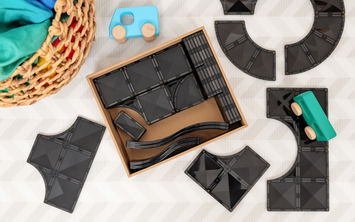 Connetix Tiles - 48 Piece Creative Roads Pack