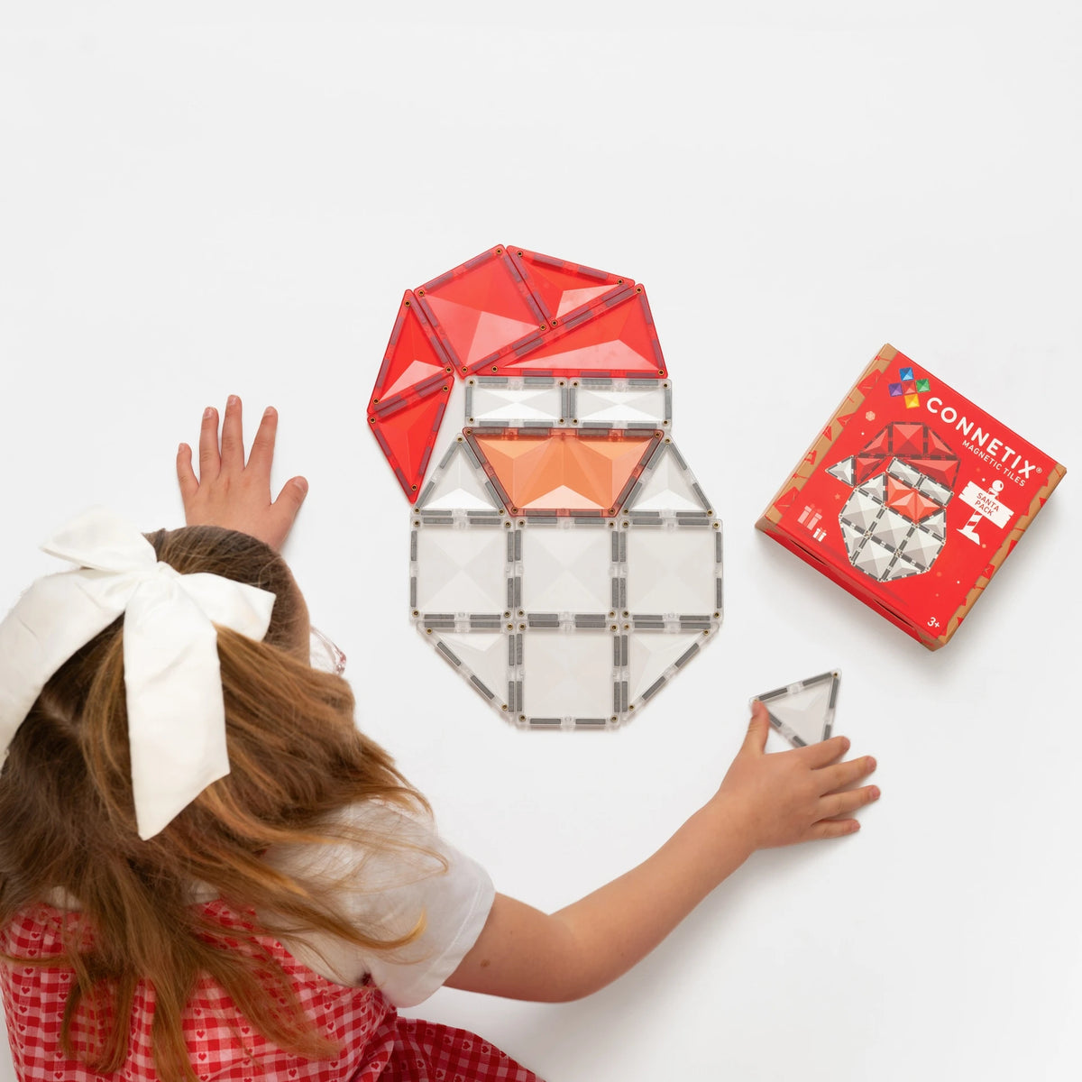 Connetix Tiles - 17 Piece Christmas Santa Pack