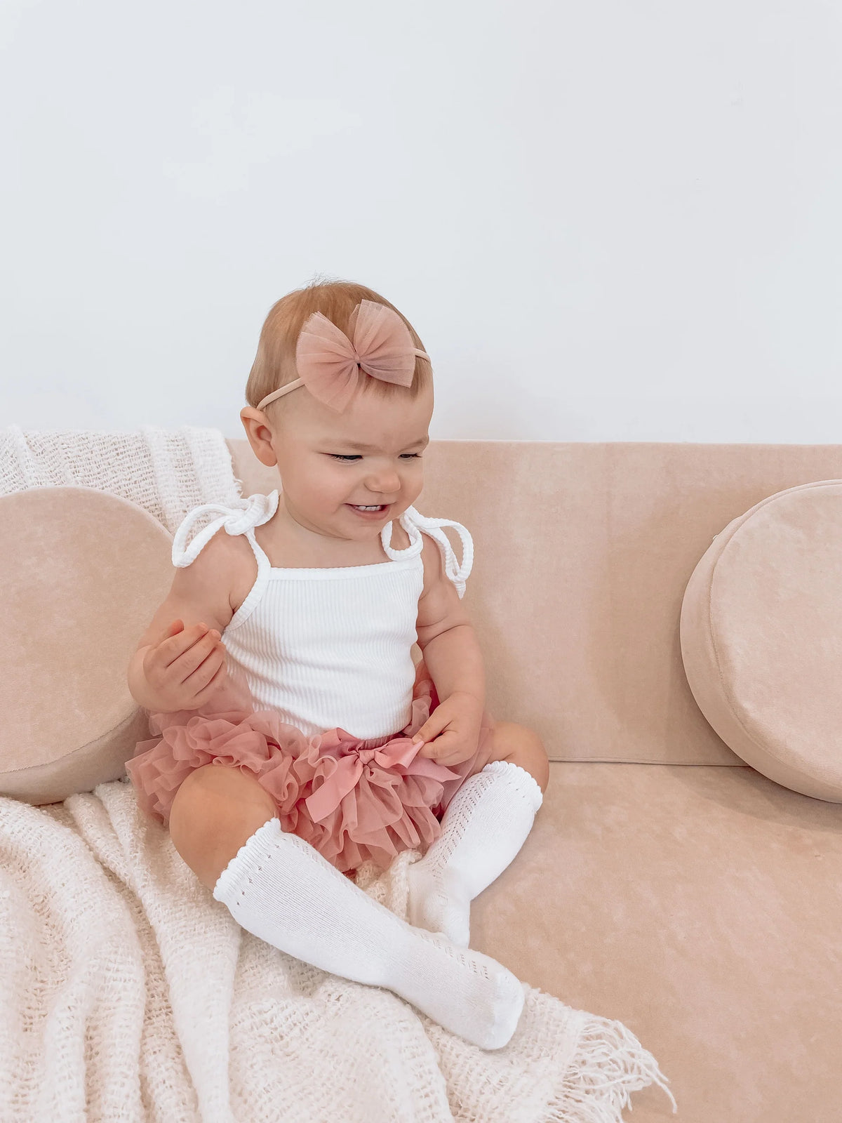 Bubba Deluxe - Tutu Bloomers Bow | Rose