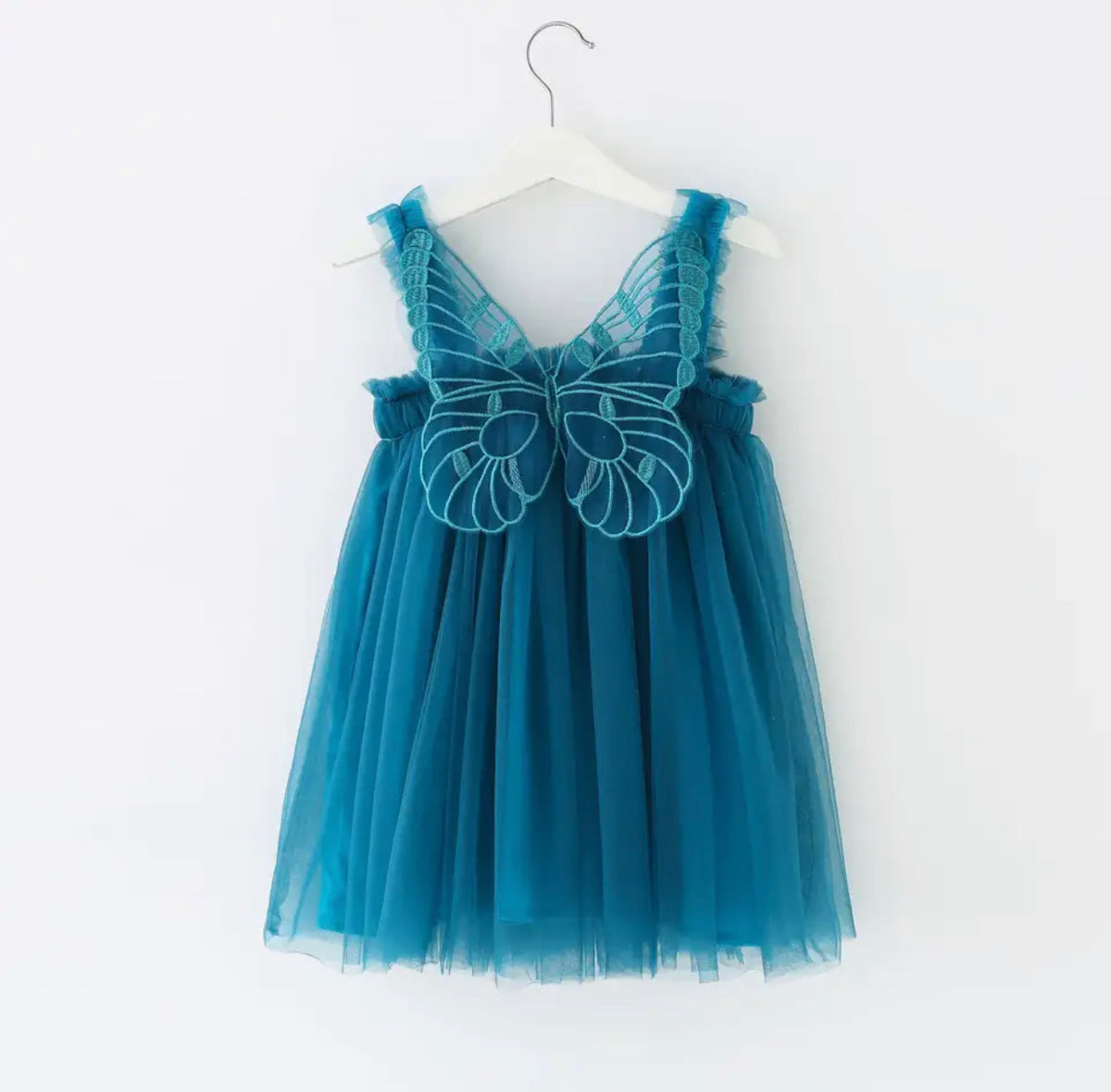 Petticoat Princess - Dark Teal Butterfly Dress