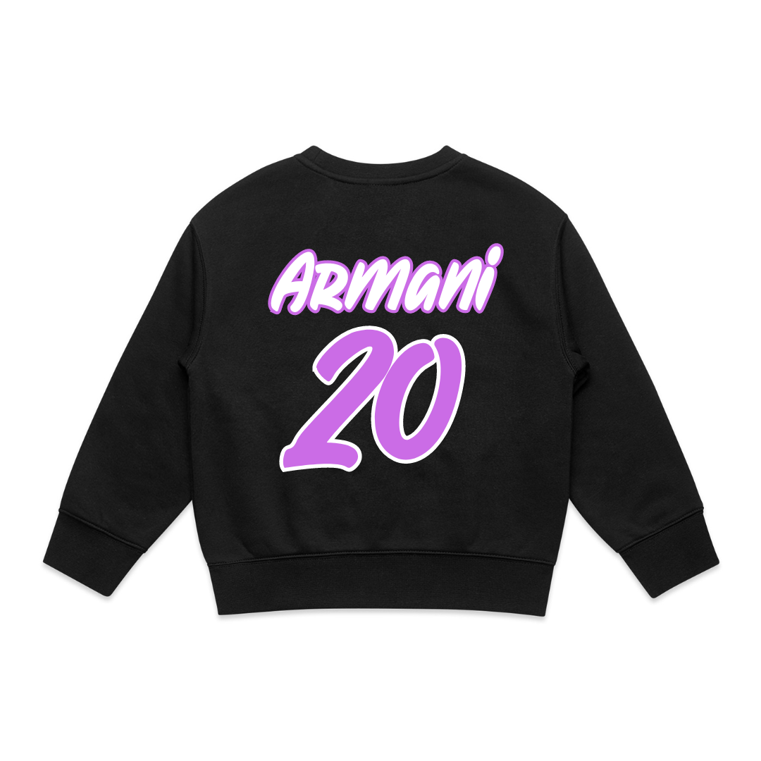MLW By Design - Personalised Jersey Fleece Oversized Crew