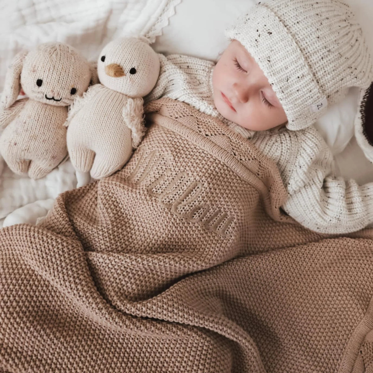 Little Zemi - Personalised Blanket | Sand