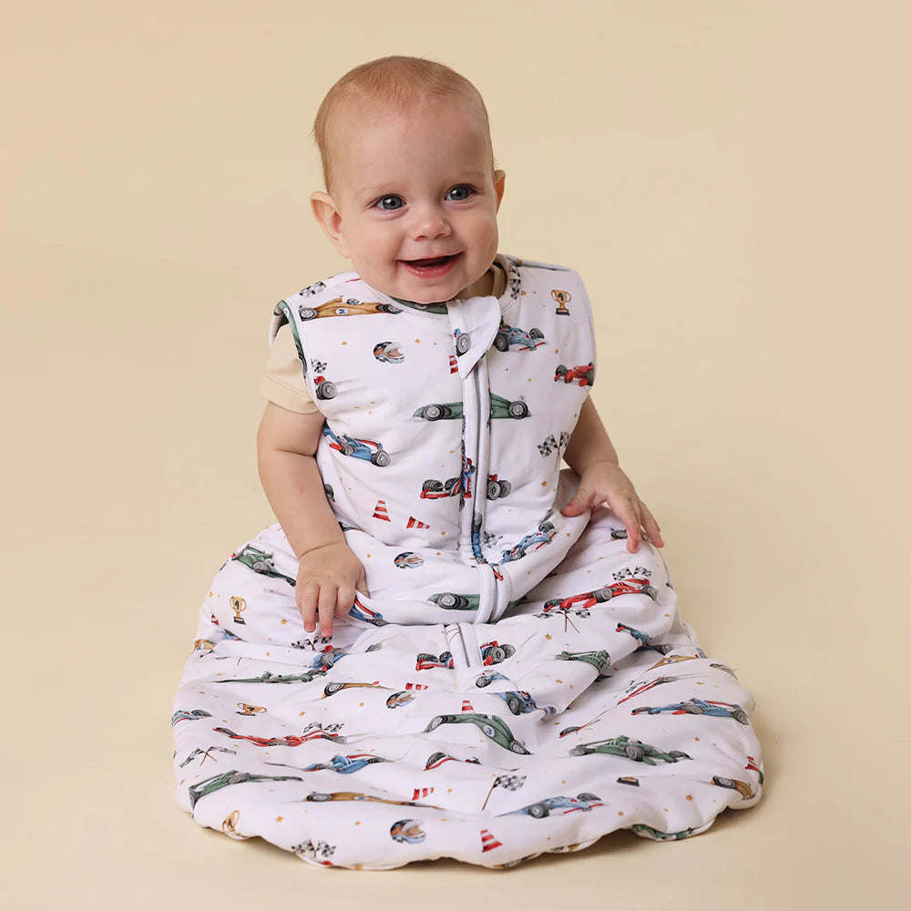 Snuggle Hunny Kids- 2.5 TOG Organic Sleeping Bag | Little Racers